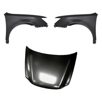 Replacement - 3-Piece (Hood Panel, Front Driver and Passenger Side Fender) (Standard Line)
