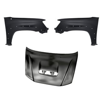 Replacement - 3-Piece (Hood Panel, Front Driver and Passenger Side Fender) (CAPA Certified)
