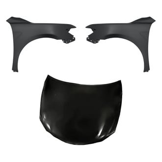 Replacement - 3-Piece (Hood Panel, Front Driver and Passenger Side Fender) (CAPA Certified)