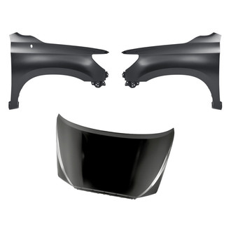 Replacement - 3-Piece (Hood Panel, Front Driver and Passenger Side Fender) (Standard Line)
