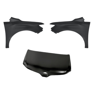 Replacement - 3-Piece (Hood Panel, Front Driver and Passenger Side Fender) (Standard Line)