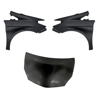 Replacement - 3-Piece (Hood Panel, Front Driver and Passenger Side Fender) (Standard Line)