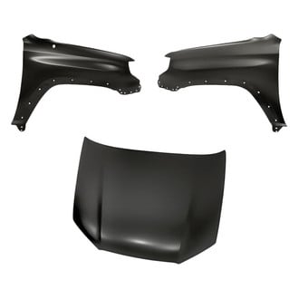 Replacement - 3-Piece (Hood Panel, Front Driver and Passenger Side Fender) (Standard Line)