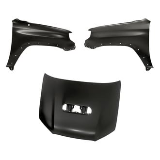 Replacement - 3-Piece (Hood Panel, Front Driver and Passenger Side Fender) (Standard Line)