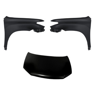 Replacement - 3-Piece (Hood Panel, Front Driver and Passenger Side Fender) (Standard Line)