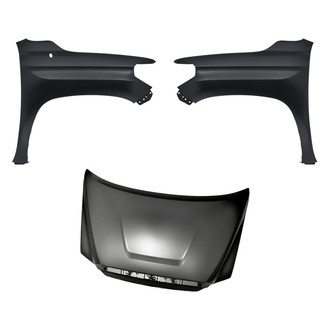 Replacement - 3-Piece (Hood Panel, Front Driver and Passenger Side Fender) (Standard Line)