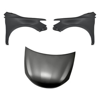 Replacement - 3-Piece (Hood Panel, Front Driver and Passenger Side Fender) (CAPA Certified)