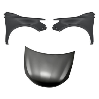 Replacement - 3-Piece (Hood Panel, Front Driver and Passenger Side Fender) (Standard Line)