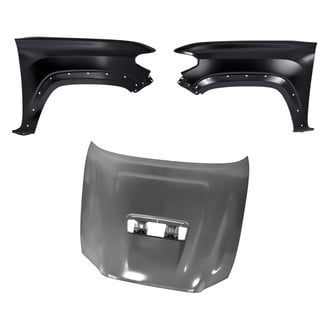 Replacement - 3-Piece (Hood Panel, Front Driver and Passenger Side Fender) (CAPA Certified)