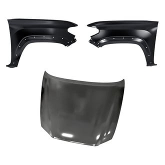 Replacement - 3-Piece (Hood Panel, Front Driver and Passenger Side Fender) (CAPA Certified)