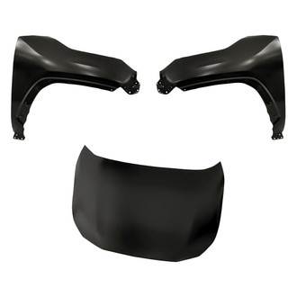 Replacement - 3-Piece (Hood Panel, Front Driver and Passenger Side Fender) (CAPA Certified)