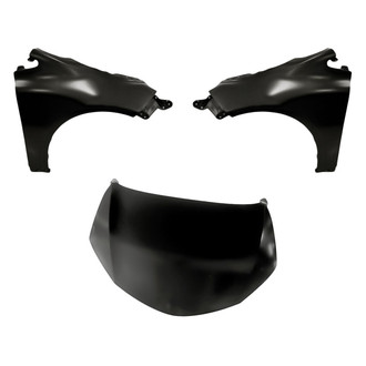 Replacement - 3-Piece (Hood Panel, Front Driver and Passenger Side Fender) (Standard Line)