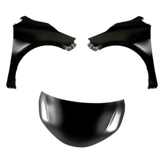 Replacement - 3-Piece (Hood Panel, Front Driver and Passenger Side Fender) (Standard Line)