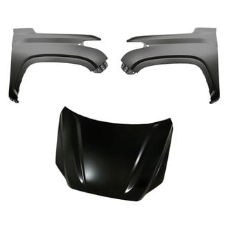 Replacement - 3-Piece (Hood Panel, Front Driver and Passenger Side Fender) (CAPA Certified)