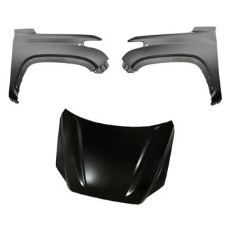 Replacement - 3-Piece (Hood Panel, Front Driver and Passenger Side Fender)