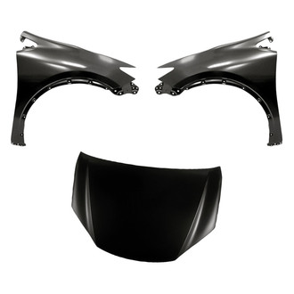Replacement - 3-Piece (Hood Panel, Front Driver and Passenger Side Fender) (Standard Line)