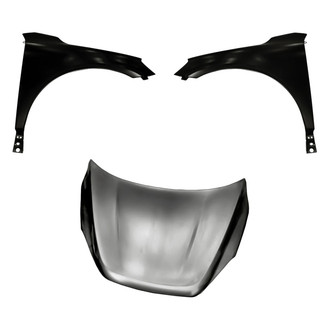 Replacement BNDL-205515 - 3-Piece (Hood Panel, Front Driver and Passenger Side Fender) (CAPA Certified)
