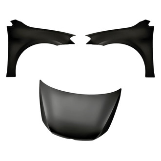 Replacement - 3-Piece (Hood Panel, Front Driver and Passenger Side Fender) (Standard Line)
