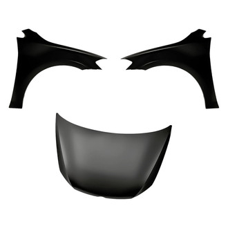 Replacement - 3-Piece (Hood Panel, Front Driver and Passenger Side Fender) (CAPA Certified)