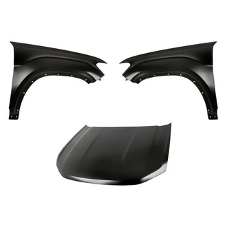 Replacement - 3-Piece (Hood Panel, Front Driver and Passenger Side Fender) (Standard Line)