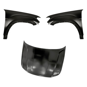 Replacement - 3-Piece (Hood Panel, Front Driver and Passenger Side Fender) (Standard Line)