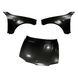 Replacement - 3-Piece (Hood Panel, Front Driver and Passenger Side Fender) (Standard Line)