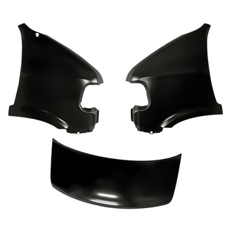 Replacement - 3-Piece (Hood Panel, Front Driver and Passenger Side Fender) (Standard Line)