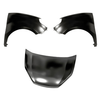 Replacement - 3-Piece (Hood Panel, Front Driver and Passenger Side Fender) (Standard Line)