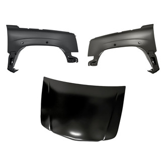 Replacement - 3-Piece (Hood Panel, Front Driver and Passenger Side Fender) (Standard Line)