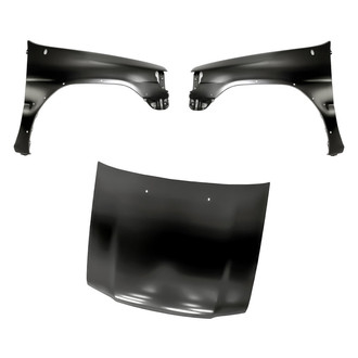 Replacement - 3-Piece (Hood Panel, Front Driver and Passenger Side Fender) (Standard Line)
