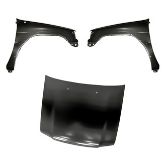 Replacement - 3-Piece (Hood Panel, Front Driver and Passenger Side Fender) (Standard Line)