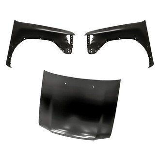 Replacement - 3-Piece (Hood Panel, Front Driver and Passenger Side Fender) (Standard Line)