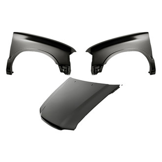 Replacement - 3-Piece (Hood Panel, Front Driver and Passenger Side Fender) (Standard Line)