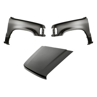 Replacement - 3-Piece (Hood Panel, Front Driver and Passenger Side Fender) (Standard Line)
