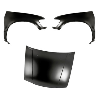 Replacement - 3-Piece (Hood Panel, Front Driver and Passenger Side Fender) (Standard Line)