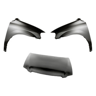 Replacement - 3-Piece (Hood Panel, Front Driver and Passenger Side Fender) (Standard Line)