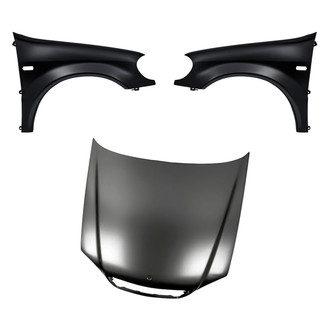 Replacement - 3-Piece (Hood Panel, Front Driver and Passenger Side Fender) (Standard Line)