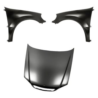 Replacement - 3-Piece (Hood Panel, Front Driver and Passenger Side Fender) (Standard Line)