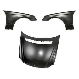 Replacement - 3-Piece (Hood Panel, Front Driver and Passenger Side Fender) (Standard Line)