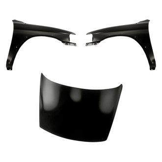 Replacement - 3-Piece (Hood Panel, Front Driver and Passenger Side Fender) (Standard Line)
