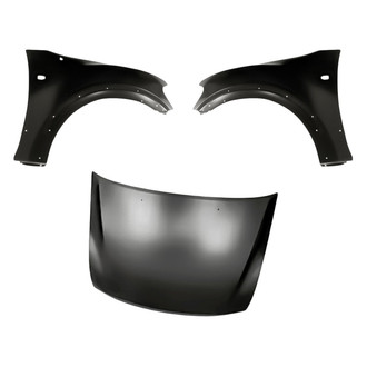 Replacement - 3-Piece (Hood Panel, Front Driver and Passenger Side Fender) (Standard Line)