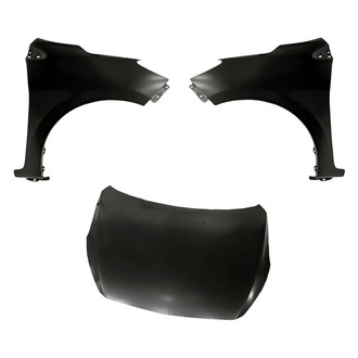 Replacement - 3-Piece (Hood Panel, Front Driver and Passenger Side Fender) (Standard Line)