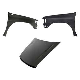 Replacement - 3-Piece (Hood Panel, Front Driver and Passenger Side Fender) (Standard Line)