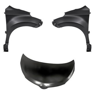 Replacement - 3-Piece (Hood Panel, Front Driver and Passenger Side Fender) (Standard Line)
