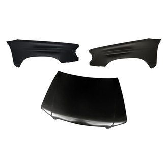 Replacement - 3-Piece (Hood Panel, Front Driver and Passenger Side Fender) (Standard Line)