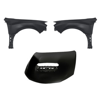 Replacement - 3-Piece (Hood Panel, Front Driver and Passenger Side Fender) (Standard Line)