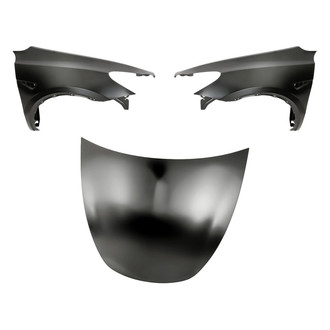 Replacement - 3-Piece (Hood Panel, Front Driver and Passenger Side Fender) (Standard Line)