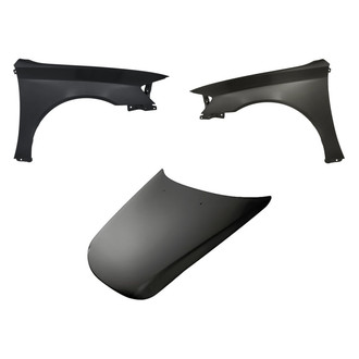 Replacement - 3-Piece (Hood Panel, Front Driver and Passenger Side Fender) (Standard Line)