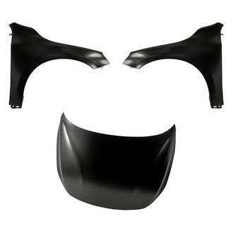 Replacement - 3-Piece (Hood Panel, Front Driver and Passenger Side Fender) (Standard Line)