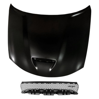 Replacement - 2-Piece (Hood Panel, Grille) (Standard Line)
